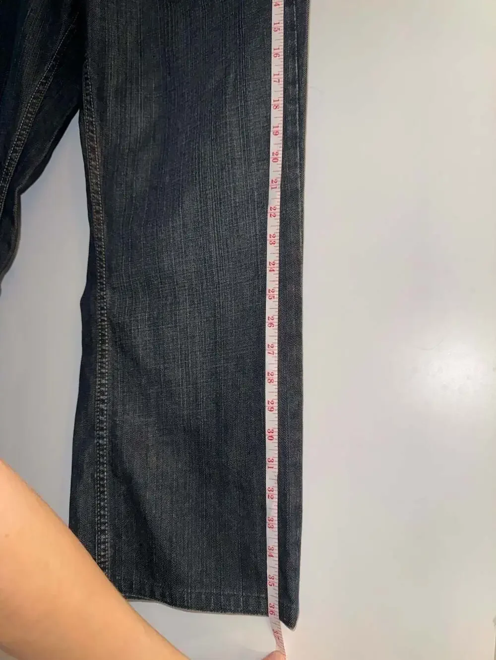 American Rag Cie Men's Dark Wash Embroidered Pocket Jeans Size 30x32